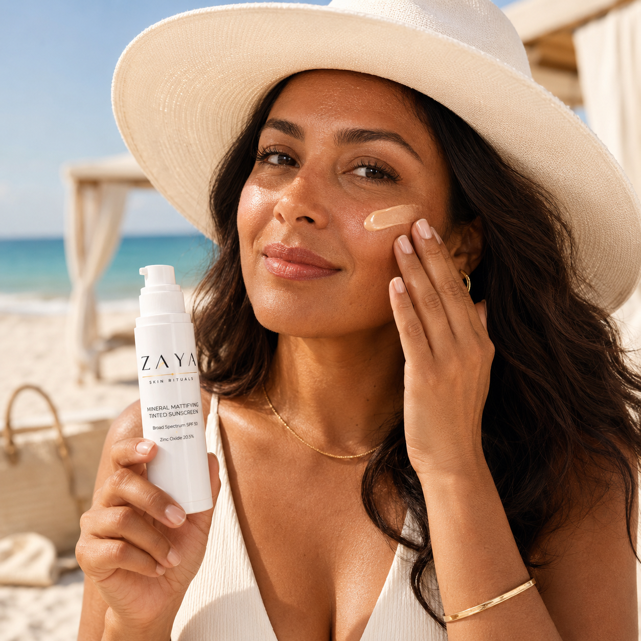 ZAYA Skin Rituals Mineral Mattifying Tinted Sunscreen Broad Spectrum SPF 50