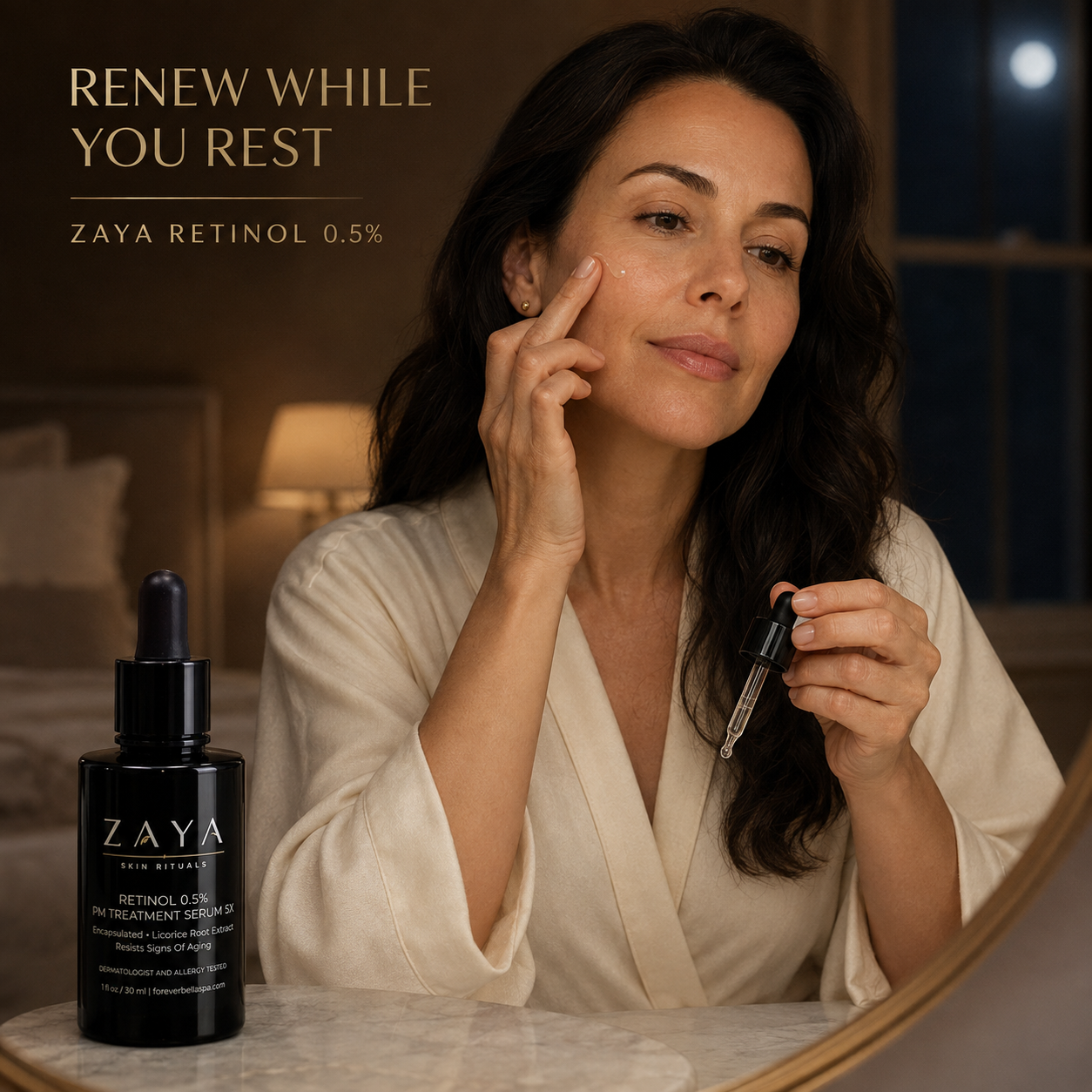ZAYA Skin Rituals Retinol PM Treatment Serum 5X – 0.5% Retinol